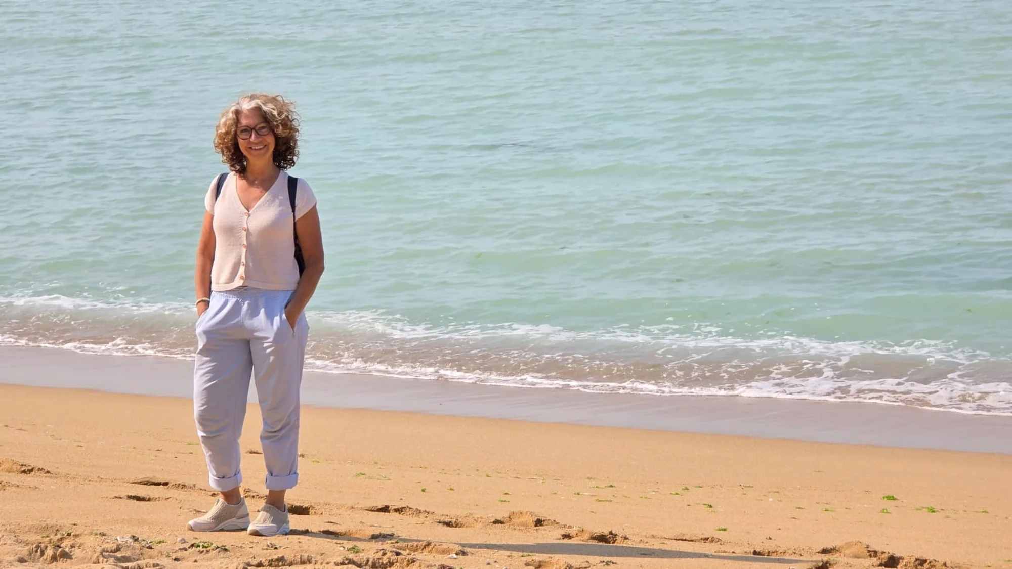 Dominique Vassal au bord de l’eau